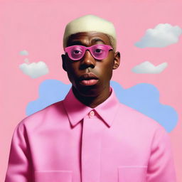 Generate an image inspired by Tyler the Creator's 'Igor' album