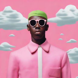 Generate an image inspired by Tyler the Creator's 'Igor' album