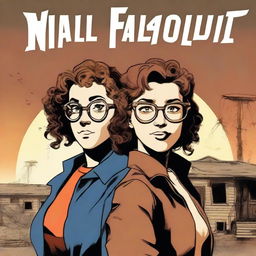 Design a book cover for a Fallout themed story