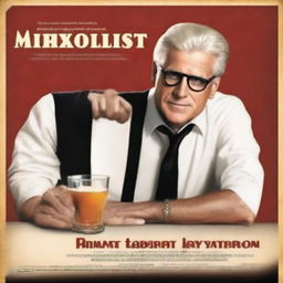 Create a movie poster for a film called 'The Mixologist' starring Ted Danson