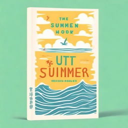 Design a book cover for the title 'The Summer Book'