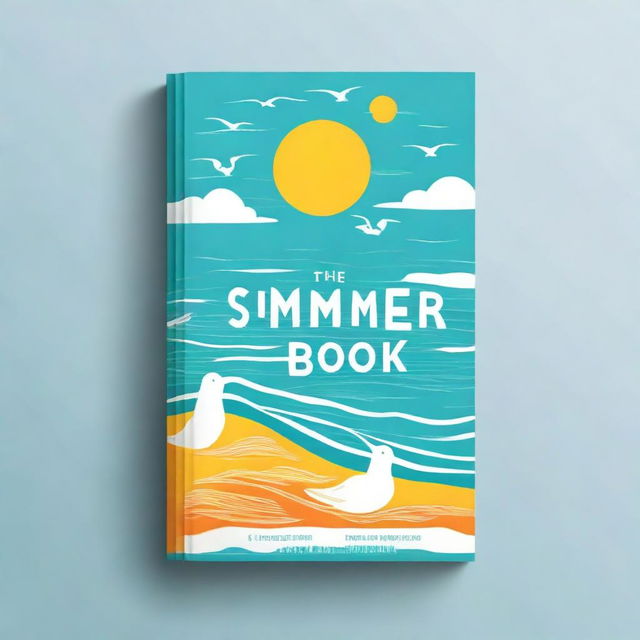 Design a book cover for the title 'The Summer Book'