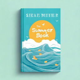 Create a book cover for the title 'The Summer Book'