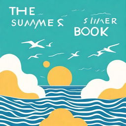 Create a book cover for the title 'The Summer Book'