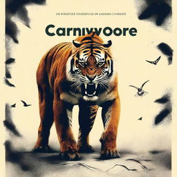 Generate an image of a book cover with the title 'Carnivore'