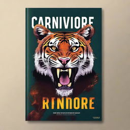 Generate an image of a book cover with the title 'Carnivore'