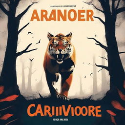 Generate an image of a book cover with the title 'Carnivore'