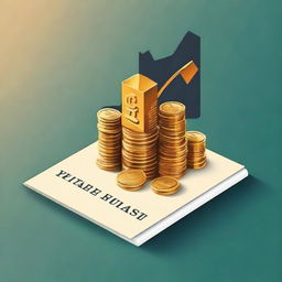 Create an image for a book cover about finance and success