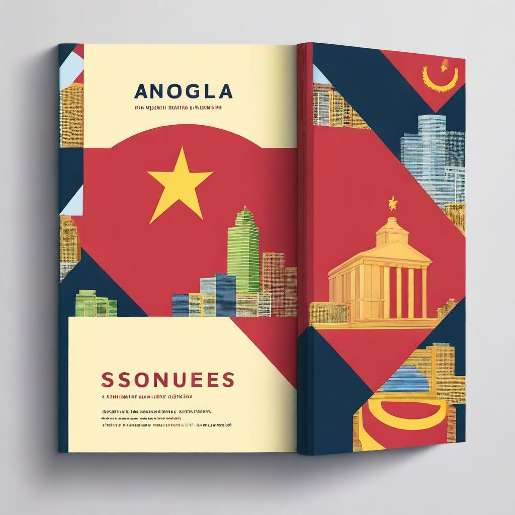 Create an image for a book cover about success and finance in Angola