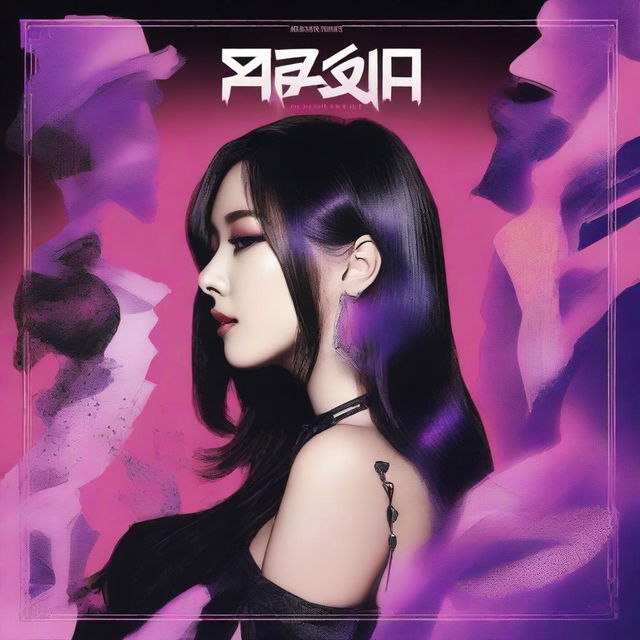 Design an alternate universe-themed album cover for the concert remix track 'Poison' from the album 'Genius Trip Part 1' by Red Glow Music Group