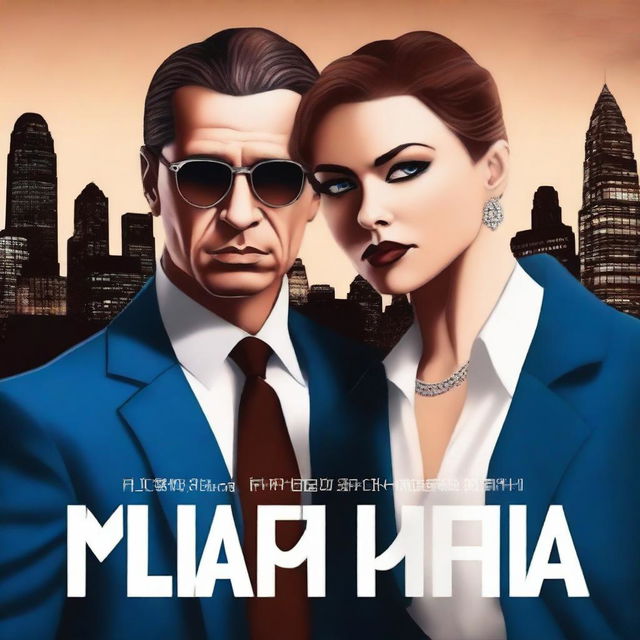 Create a book cover for a mafia novel