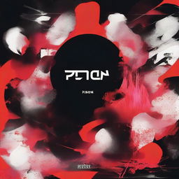 Design an experimental and lush album cover for the post-dubstep mix of the song 'Poison', performed by '7 Days a Week' (7Dream) and Kim Seulyeon of Snow