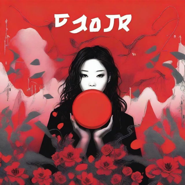 Design a lush and experimental single album cover for the post-dubstep mix of the song 'Poison', performed by '7 Days a Week' (7Dream) and Seulyeon