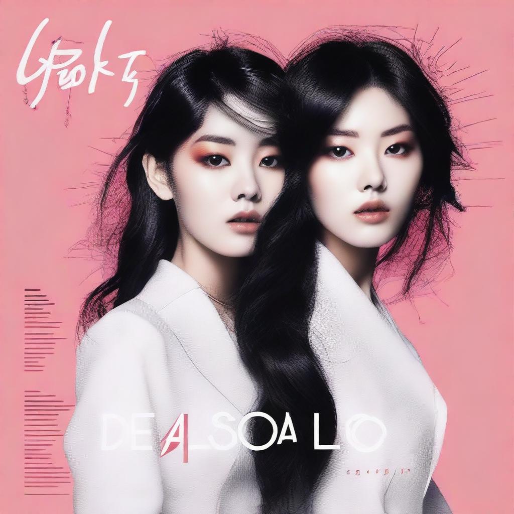 Design a lush and experimental single album cover for the post-dubstep mix 'Poison', performed by '7 Days a Week' (7Dream) and Seulyeon