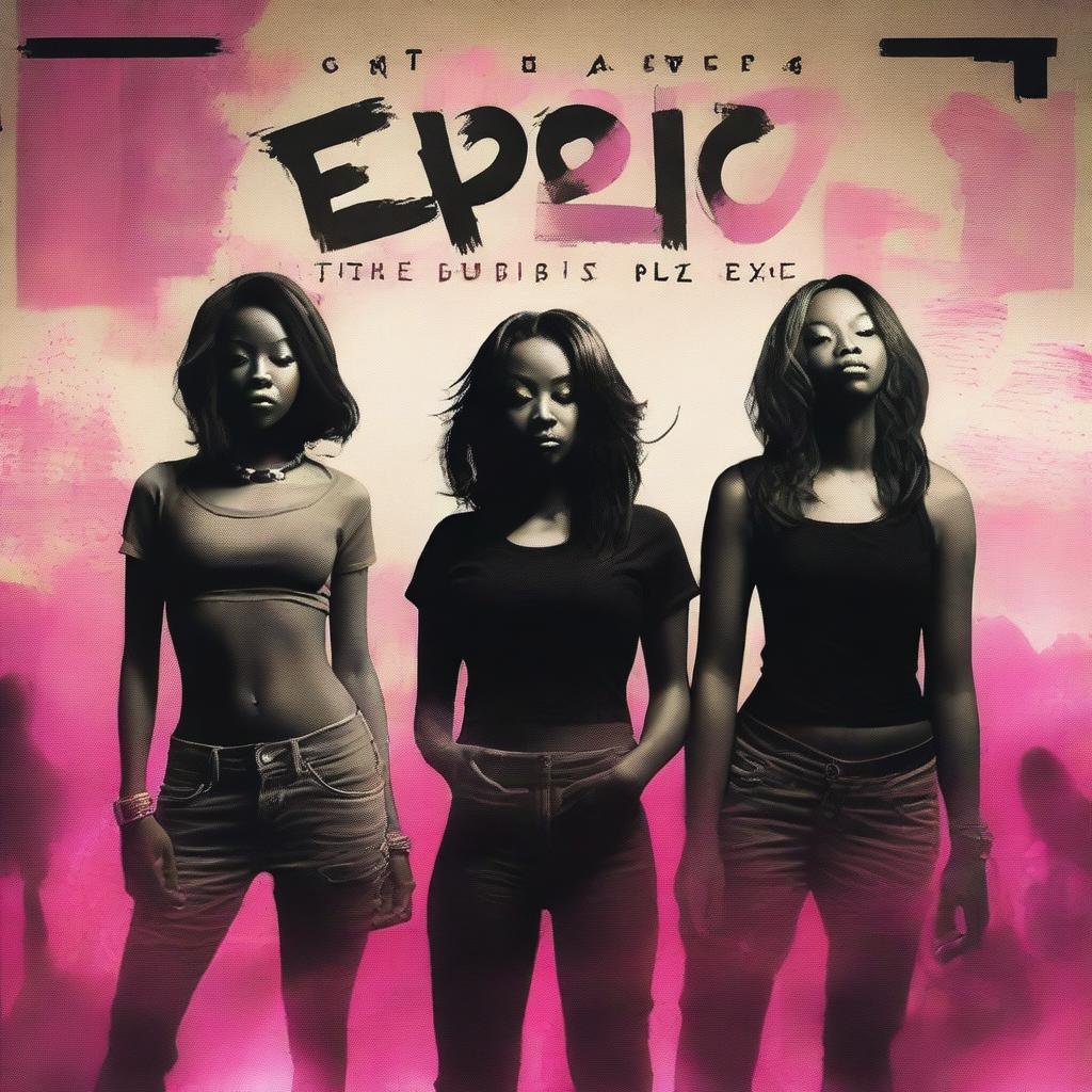 Create a single album cover for the post-dubstep mix song 'Euphoric', performed by Enwon (Melissa, Danicka) and ZUMA