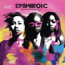 Create a single album cover for the post-dubstep mix 'Euphoric', performed by Enwon and ZUMA