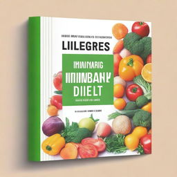 Generate an image of a book cover for a cookbook titled 'Anti-Inflammatory Diet Cookbook'