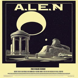 Create an alternative movie poster for the 1979 film 'Alien'