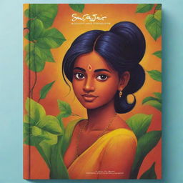 Create an attention-grabbing and impactful book cover portraying vivid themes for the title 'රාවණා'. Ideal style is a blend of vector art and digital painting.