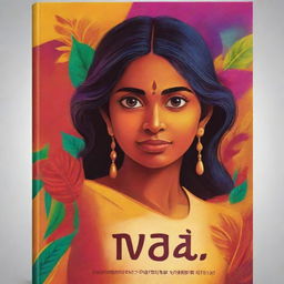 Create an attention-grabbing and impactful book cover portraying vivid themes for the title 'රාවණා'. Ideal style is a blend of vector art and digital painting.