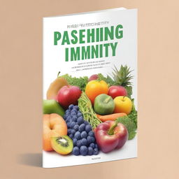 Create an e-book cover with the theme 'Five Pillars for a Healthy Life: Strengthening your Immunity'