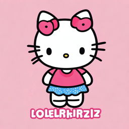 Generate an image of the character Hello Kitty, but with the name 'Sol Beatriz' written in a cute and friendly style.