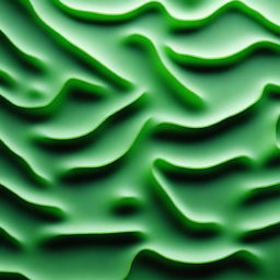 Create a 3-dimensional image of a sheet of seaweed