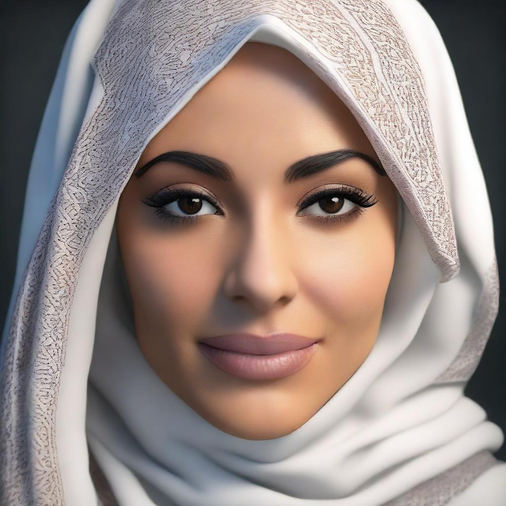 Generate a high quality, high detail, photorealistic image of an Arabic woman