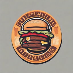 Generate a design for a tee shirt that features the text 'BULLETS BURGERS 'N BEERS'