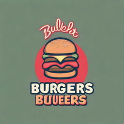 Generate a design for a tee shirt that features the text 'BULLETS BURGERS 'N BEERS'