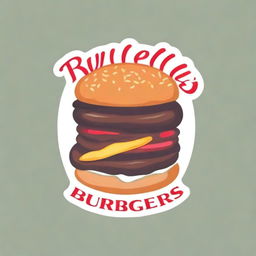 Generate a design for a tee shirt that features the text 'BULLETS BURGERS 'N BEERS'