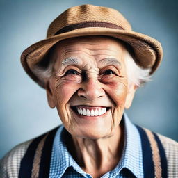 Generate an image of a senior citizen, showcasing their wisdom and experience