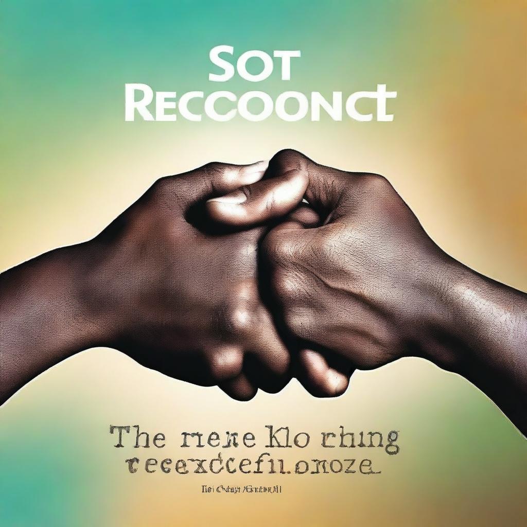 Create a powerful and thought-provoking cover image that embodies the theme of 'the need to reconnect'