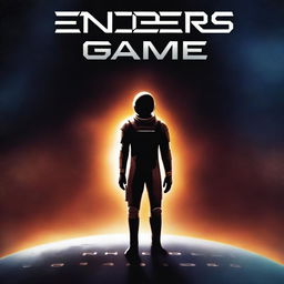 Create an image of a book cover for the novel 'Ender's Game'