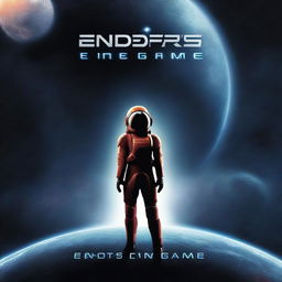 Create an image of a book cover for the novel 'Ender's Game'