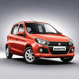 Generate an image of a sedan version of the Maruti Alto 800