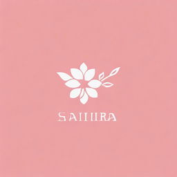 Create a typography-based logo for a company called Sakura Accessories