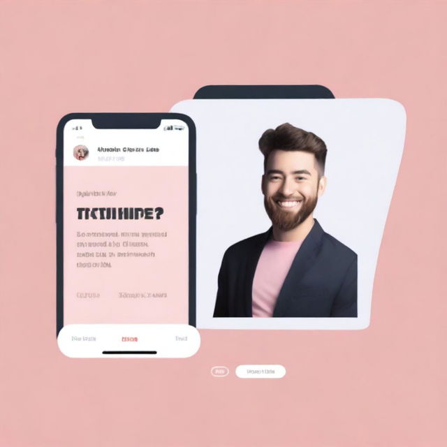 Create an image for a webinar email invitation dedicated to TikTok, where collaborators will be the guests