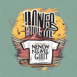 Design the front of a T-shirt with the phrase 'Winners Never Quit'