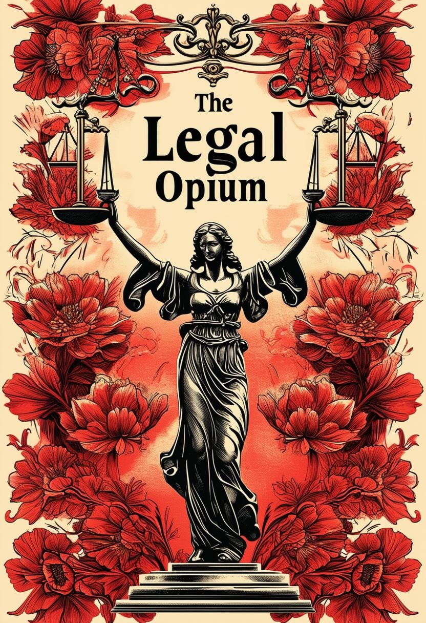 This is a request for an alternative high definition book cover for the book 'The Legal Opium'