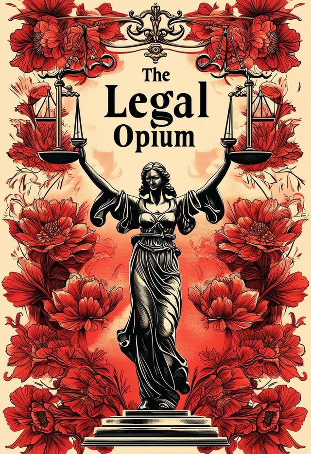 This is a request for an alternative high definition book cover for the book 'The Legal Opium'