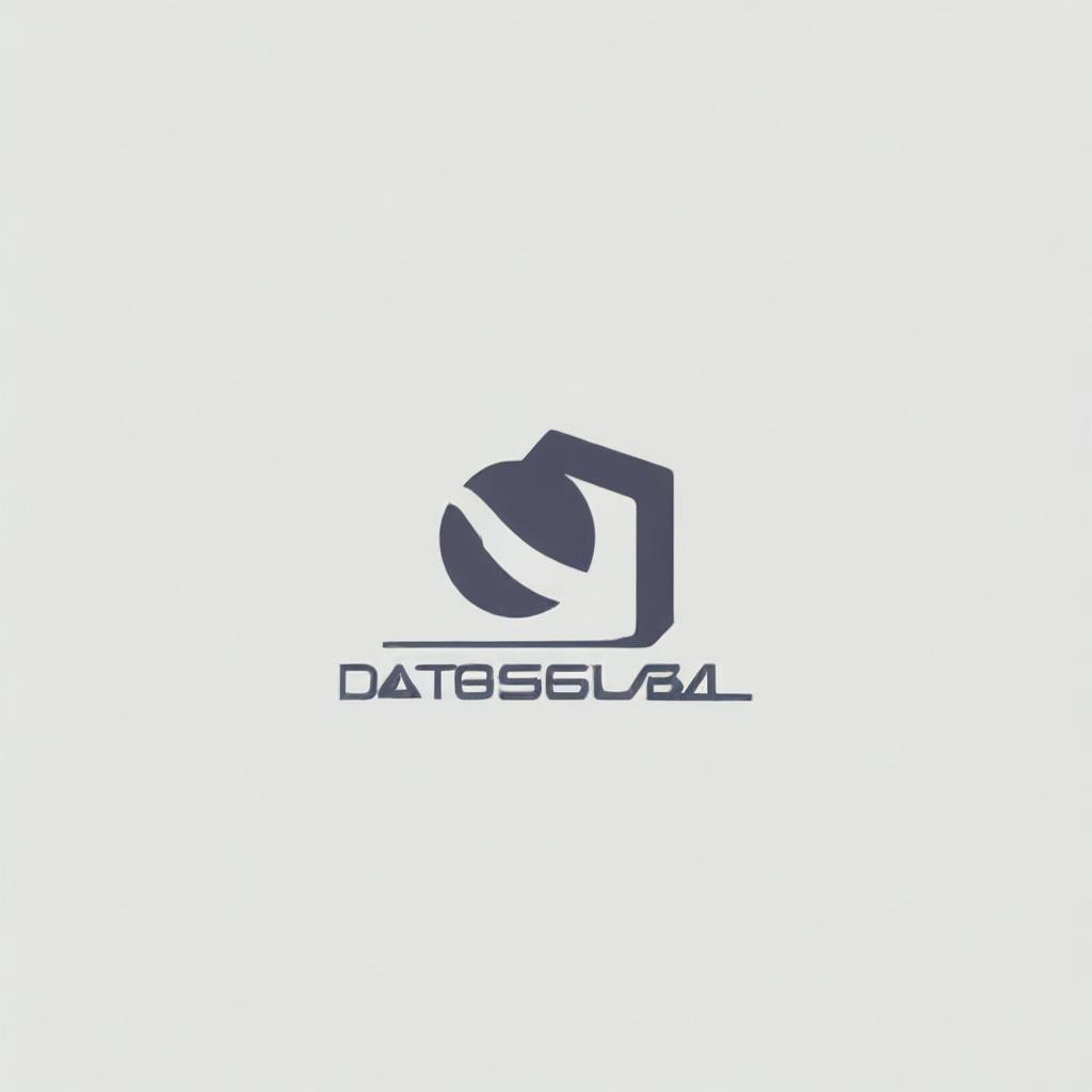 Design a professional and modern logo for a technology company named 'Datasoftglobal Inc'