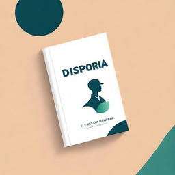 Design a simple and minimalist book cover for a story about diaspora