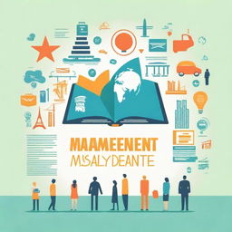 Create a cover for the book titled "Management of the tourist industry educational and scientific dominants"