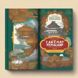 Design a book cover titled 'Panduan Pemenangan Ratu Ageng Rakawati, Calon Gubernur Banten'