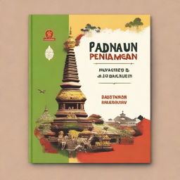 Design a book cover titled 'Panduan Pemenangan Ratu Ageng Rakawati, Calon Gubernur Banten'