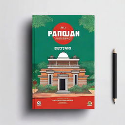 Design a book cover titled 'Panduan Pemenangan Ratu Ageng Rakawati, Calon Gubernur Banten'