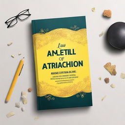 Create a book cover for a self-help guide titled 'Law of Attraction'