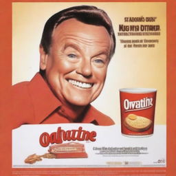 Generate a movie poster featuring Steve Hytner, with a theme revolving around Ovaltine