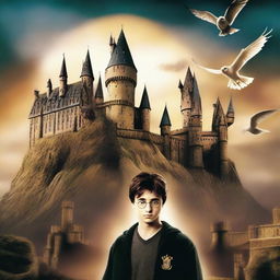 Create an image with the title 'Harry Potter & Chamber of Secrets'